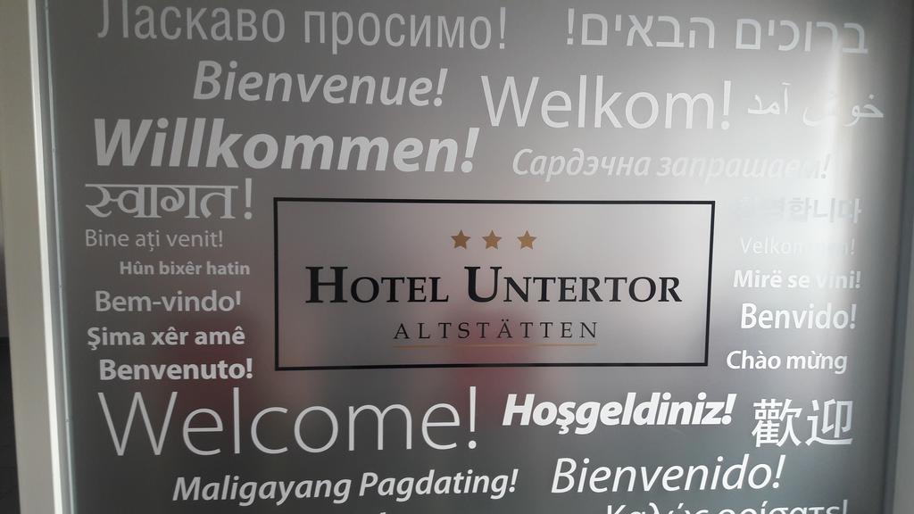 Hotel Untertor By Maier - Self-Check-In 阿尔斯塔特 外观 照片